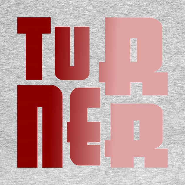 Turner, name, typography by Furashop
